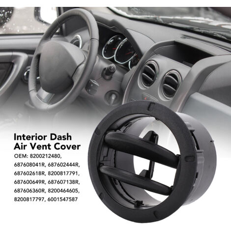 Rejilla de ventilación del salpicadero de ABS 8200212480 para Opel Movano B (2010+), duradera y estéticamente agradable.