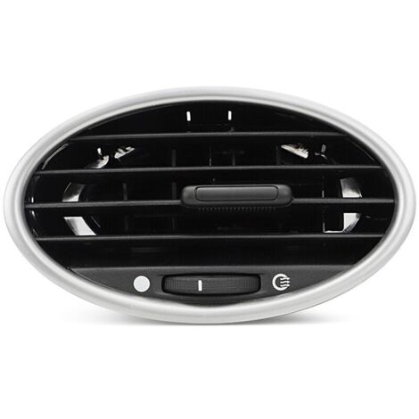 Rejilla de ventilación del salpicadero para Ford Focus MK2 2005-2013, color plata.
