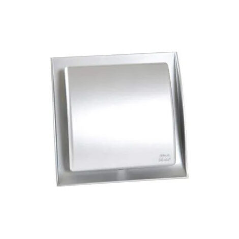 Rejilla de ventilación NEOLIA Diseño D.100 imitación acero inoxidable cepillado NICOLL