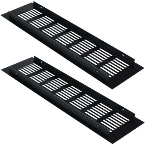 Rejilla de ventilación rectangular KZQ 2 piezas, rejilla de ventilación rectangular, rejilla de ventilación, rejilla de ventilación rectangular, rejilla de ventilación rectangular para una ventilación