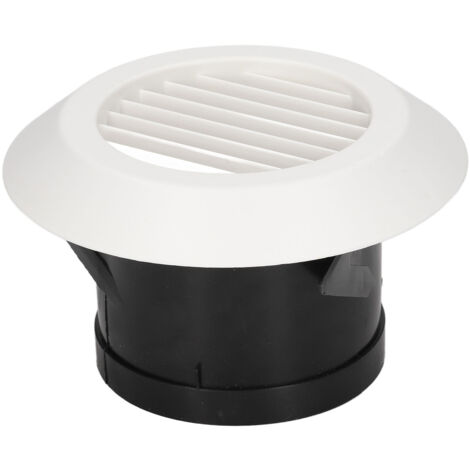 Rejilla de ventilación redonda de 4 pulgadas fabricada en ABS/PP para baño, cocina y aseo – fácil de instalar