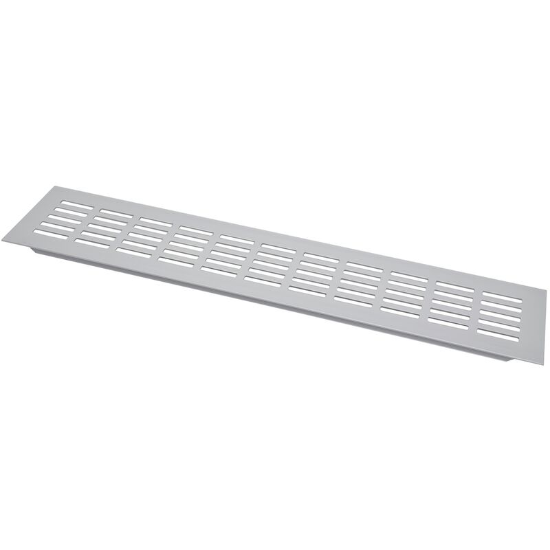 

Rejilla de ventilación de aluminio anodizada de 40x8cm anodizada.