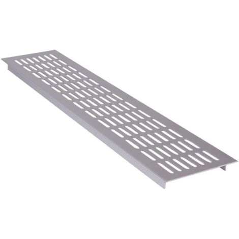 REJILLA DE VENTILACION WALLAIR LEICHTMETALLGITTER 480X100, ALU/SILBER N35847