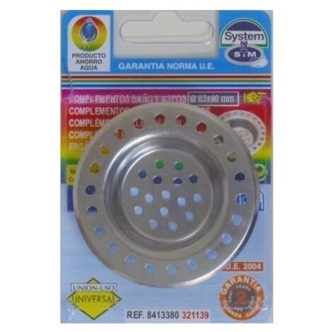 Rejilla Fregadero Desague Grande Inox S M
