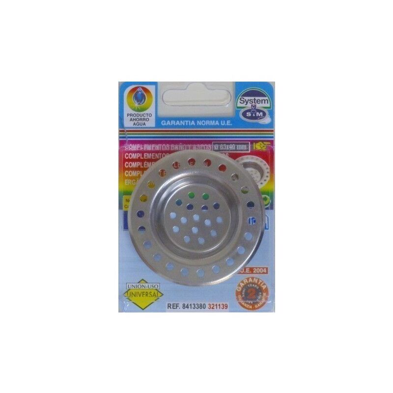 

Rejilla Fregadero Desague Grande Inox S M