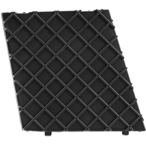 Rejilla inferior derecha para BMW Serie 5 (E60/E61) - ABS negro - 51117897184 - Fácil instalación - Paquete de 1