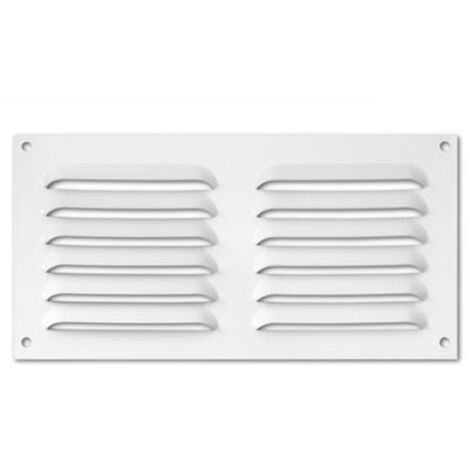 REJILLA LACADA BLANCA BLISTER - 10X20 CM