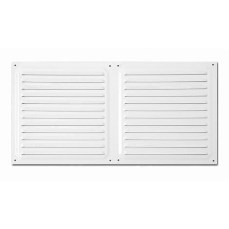 REJILLA LACADA BLANCA BLISTER - 20X40 CM