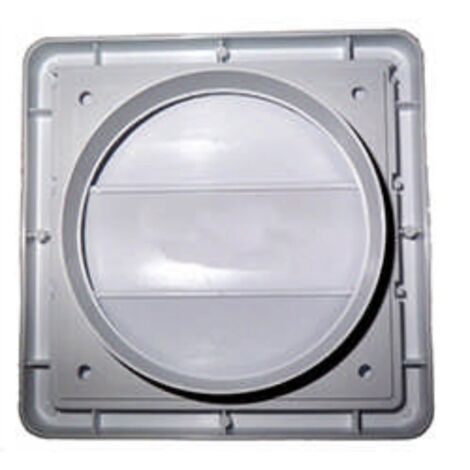 Rejilla Mixta Redonda y Recta PVC Blanco 100mm 110x55110102-550