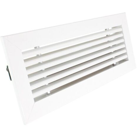 Rejilla para aire acondicionado por conducto lineal lamas a 20º  200X100mm