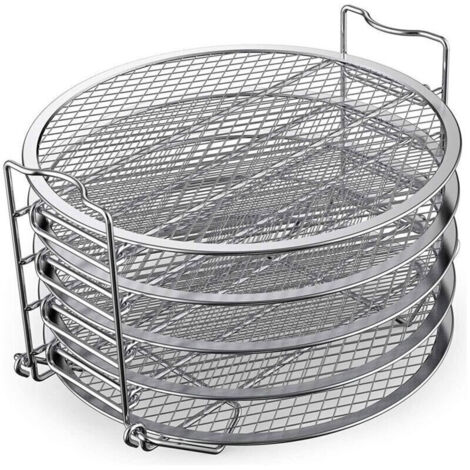 Rejilla para deshidratador Ninja Foodi – Compatible con ollas a presión y freidoras de aire de 6,5 L y 8 L – Rejilla de acero inoxidable