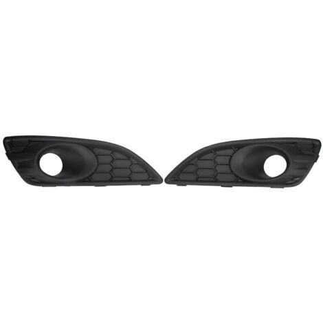 Rejilla para faros antiniebla para Ford Fiesta JA8 (2013-2017) - Juego de 2 piezas, ABS negro - D2BZ15266CB