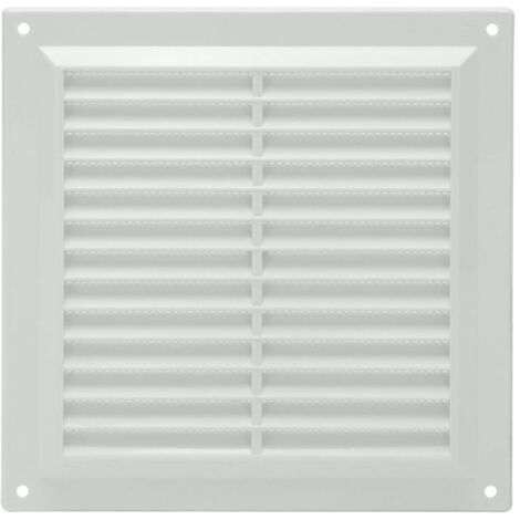 Rejilla Plastico Sobreponer Con Malla Posterior 20x20 cm.