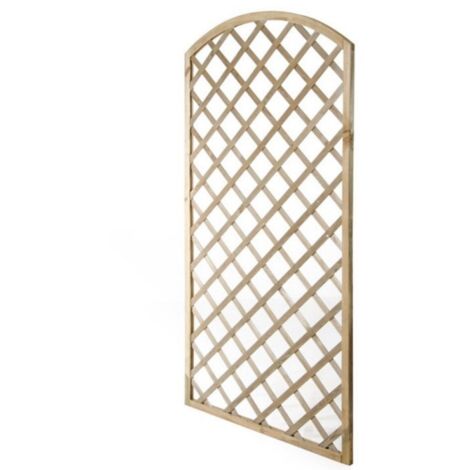 Rejilla rectangular de madera para jardín 90x180 cm Valla arqueada