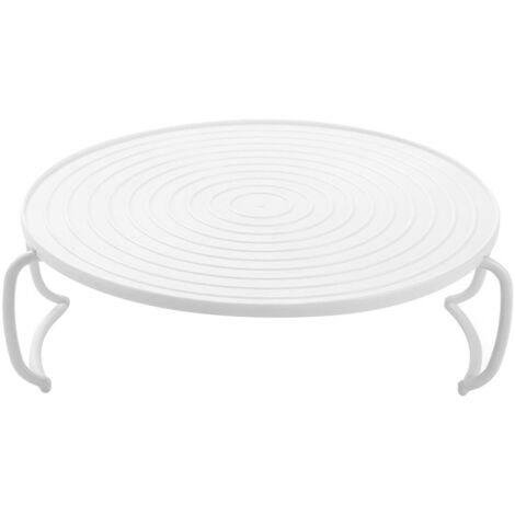 Rejilla redonda para microondas, ideal para cocinar al vapor y recalentar, accesorio multifuncional.