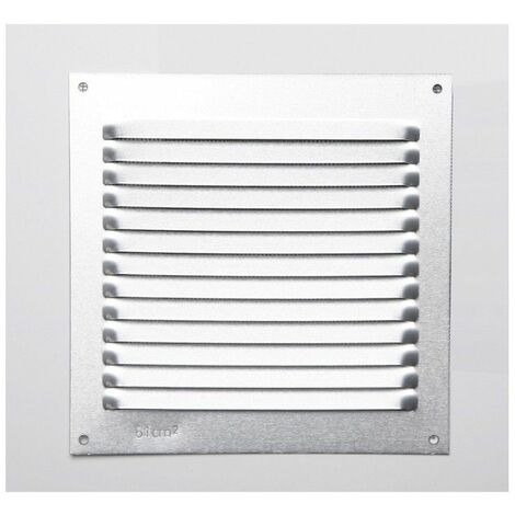 Rejilla Ventilacion 15x15 Para Baño Inoxidable - No Brillosa