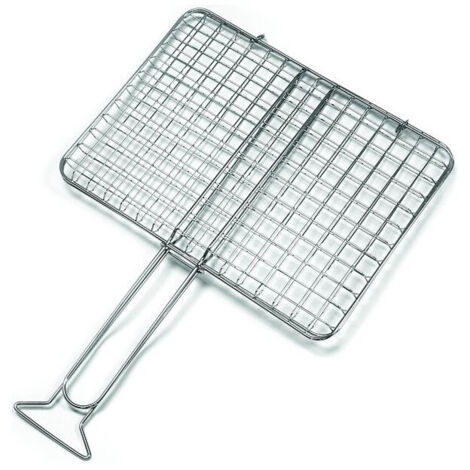 Rejilla Sandrigarden cromada, doble sin pies, 270x370 mm