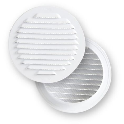 Rejilla vent 120mm emp fepre abs bl con mosquitera espesor 3