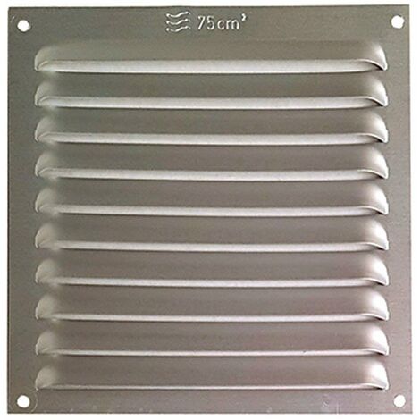 REJILLA VENT.ALUM.S/PEST.15X15 PLAT