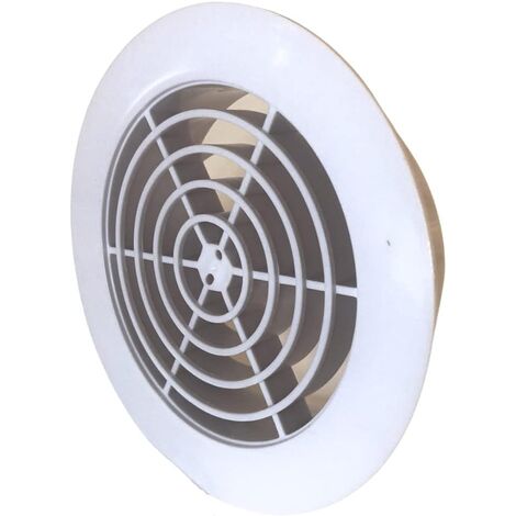 Rejilla ventilacion 125 mm Blanco