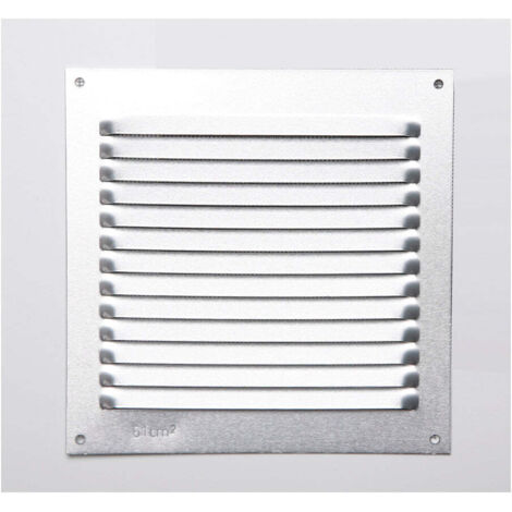 Rejilla Ventilacion 150X150Mm Sin Borde Fepre Alu Aluminio Natural