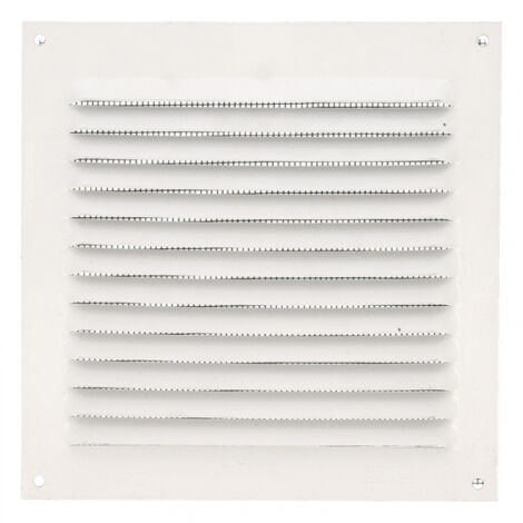 Rejilla ventilacion 15x15cm alum. Blanco c/mosquitera 20218 amig