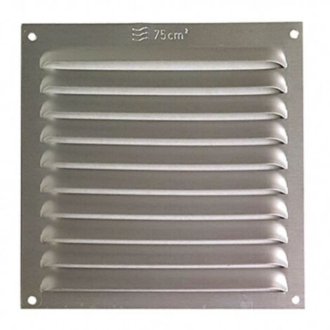 REJILLA VENTILACION ALUMINIO S/PEST 20X20 PLAT