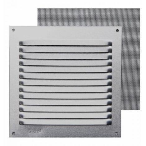 Rejillas de ventilación natural de aluminio - Conmutable 150x150