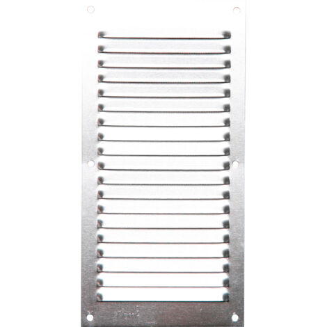 Rejillas de ventilación natural de aluminio - Conmutable 200x200