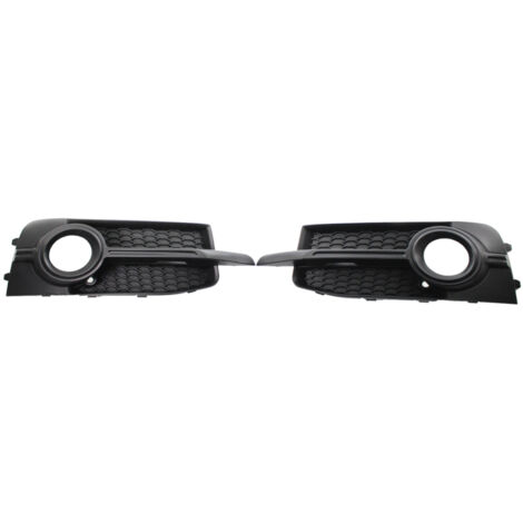 Rejillas para faros antiniebla delanteros, marcos para faros antiniebla (2 piezas), número de pieza 8X0807681B/8X0807682B, compatible con Audi A1 2011-2014