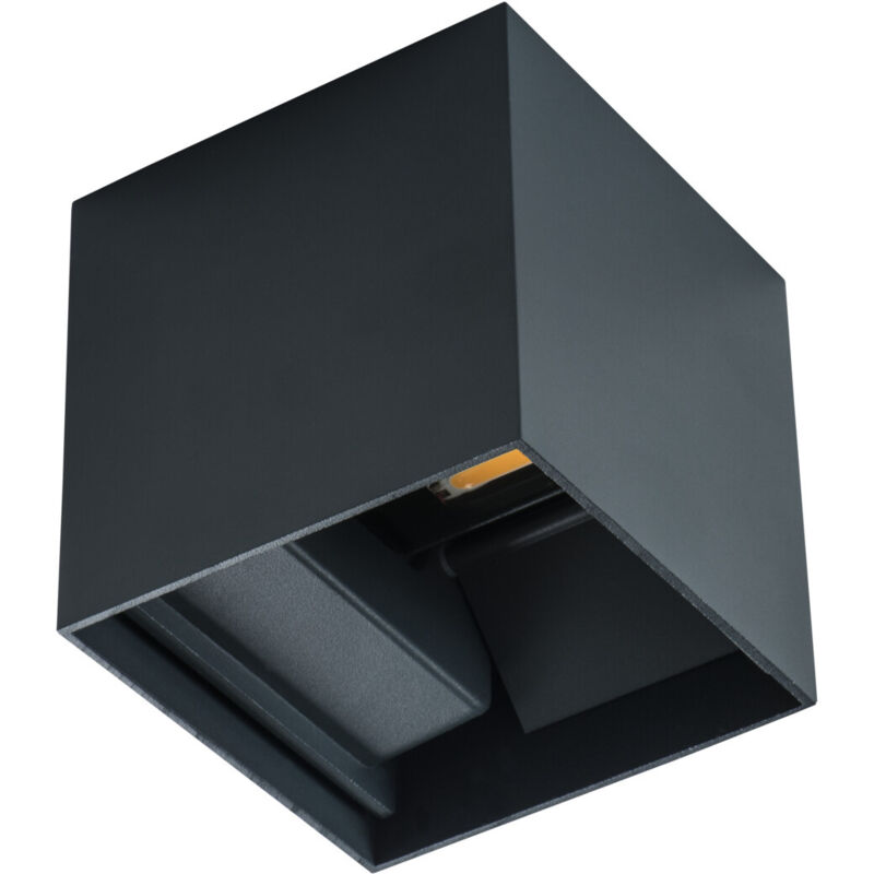 Applique mural pour 1 ampoule étanche IP54 Graphite - Blanc Naturel 4000K