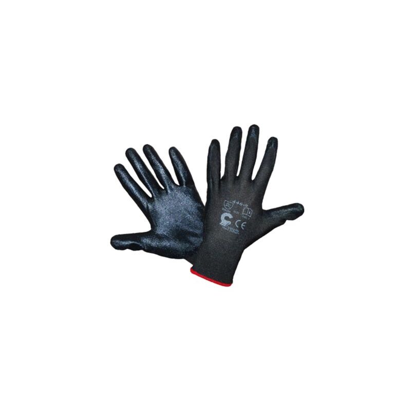 Rękawice robocze bird black roz. 9