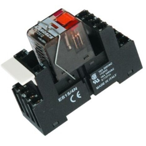 Relais 12 v/ac alt avec socle URMET 1801/12