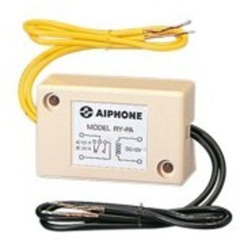 Relais 12 Vcc pour commande de gâche RYPA – Contact sec 1 A – Pour systèmes d'interphone Aiphone – Optimise sécurité et communication