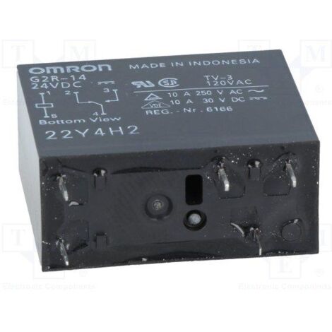 Relais 24vdc 1cto. Commutation 8a/250vac Omron G2r-14-24vdc