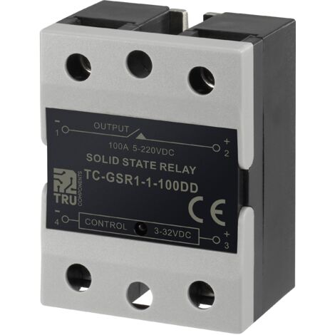 Relais à semi-conducteurs TRU COMPONENTS TC-GSR-1-100DD 100 A Tension de contact (max.): 220 V/DC commutation courant c
