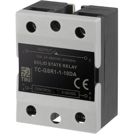 Relais à semi-conducteurs TRU COMPONENTS TC-GSR-1-10DA 10 A Tension de contact (max.): 480 V/AC comm
