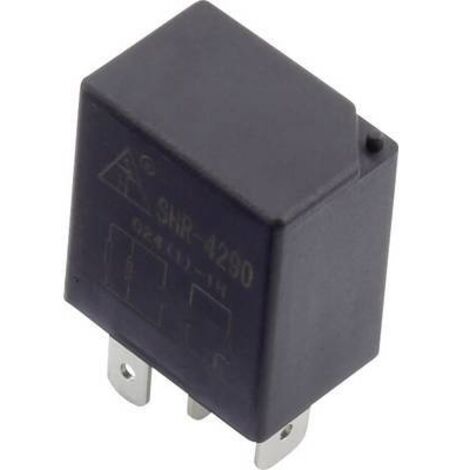 Relais automobile TRU COMPONENTS SHR-4290 SHR-12VDC-F-A 4pin 1433313 12 V/DC 30 A 1 NO (T) 1 pc(s) S805801