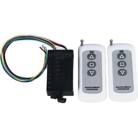 Relais commutateur de télécommande Anti-interférence, émetteur et récepteur universel sans fil longue portée DC 12V-40V