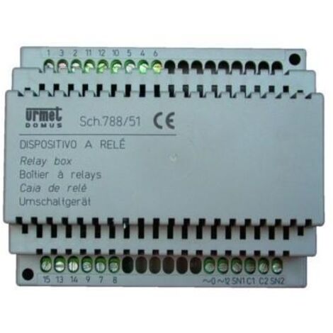 Relais commutation 4 plaques URMET 788/58