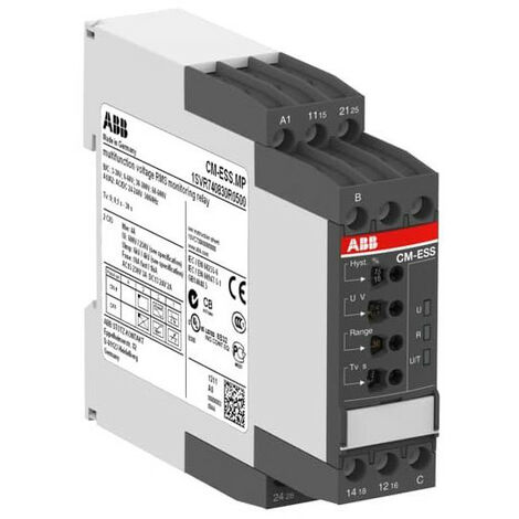 Relais Contrôle Tension Mono Multi 24-240VAC/DC 1rt ressort 1SVR740830R0500 ABB 274083005