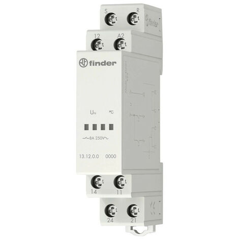 Relais d'appel Finder 12V AC 1 module DC 131200120000