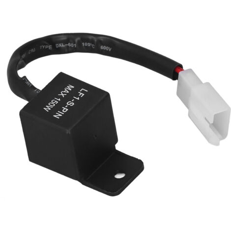 Relais de Clignotant LED 12V 150W pour Moto, Module de Signal à 2 Broches avec Fil
