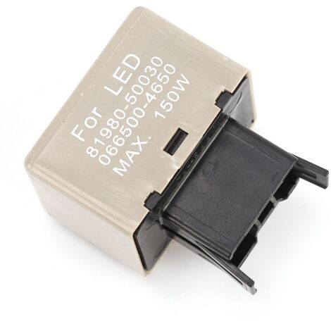 Relais de Clignotant LED, Clignotant électrique, Indicateur de Fixation Hyper Flash pour Voiture.