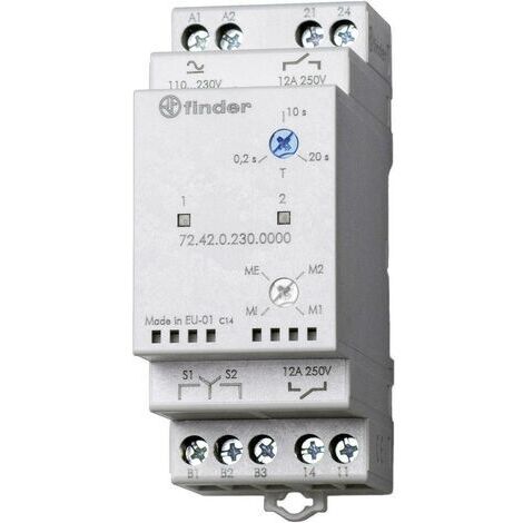Relais de contrôle pour pompes 110 - 240 V DC/AC N/A Finder 72.42.0.230.0000 S74327