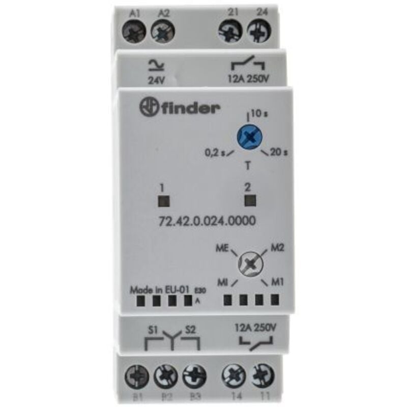 Finder - Relais de contrôle pour pompes 24 v dc/ac n/a 72.42.0.024.0000 S74350