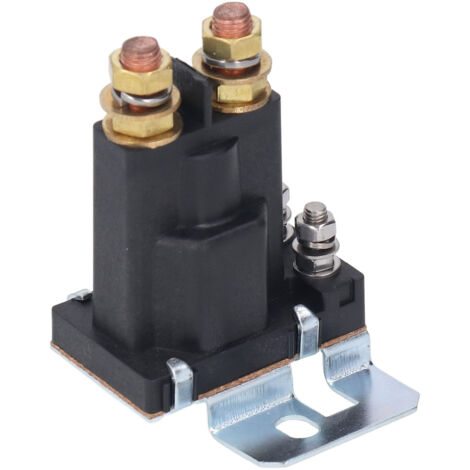 Relais de démarreur 500A 30W, bobine en laiton, contacteur de démarrage moteur en acier inoxydable pour voiture 12V