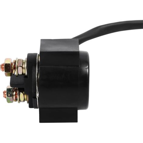 Relais de démarreur à solénoïde pour quad 4 temps moteur GY6 50/100/125/150/200/250 cm³, moto cross, scooter, kart, buggy, quad, mini-moto, cyclomoteur Roketa