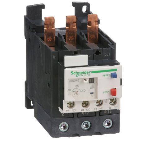 RELAIS DE PROTECTION THERMIQUE 25-40A CLASSE 10A, BORNIER PUISSANCE EVERLINK - LRD340