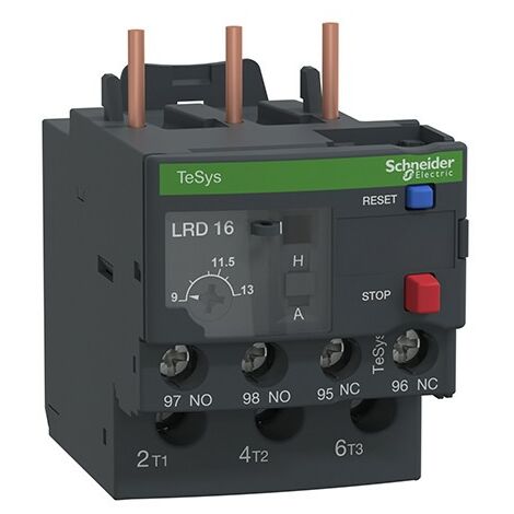 Relais de protection thermique moteur TeSys 9 à 13 A classe 10A - LRD16